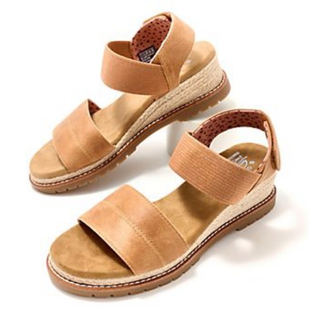 Sketchers Bob’s dessert Chill Vegan washable Cityscapes sandals chestnut tan 8.5 - Picture 2 of 6